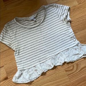 Striped Crop top